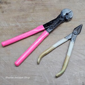 ミニトングプライヤーセット スチール強化シルバーゴールドジュエリー製作ツール