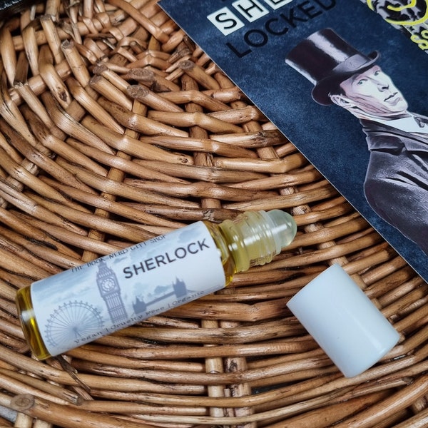 Aceite de perfume Sherlock, inspirado en Sherlock Holmes, BBC