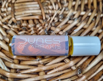 Dunes of Arrakis perfume oil, Dune inspired, film, video game