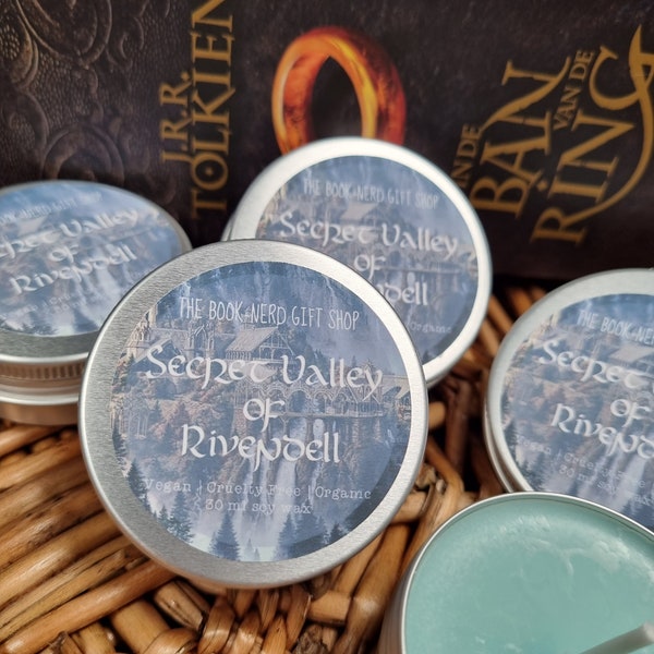 Mini candle Secret Valley of Rivendell, Tolkien, Lord of the Rings