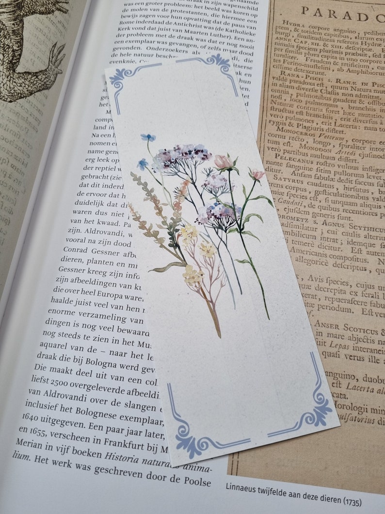 Aestethic bookmark, boekenlegger, bookish, cottagecore afbeelding 7