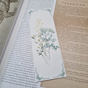 Aestethic bookmark, boekenlegger, bookish, cottagecore afbeelding 5