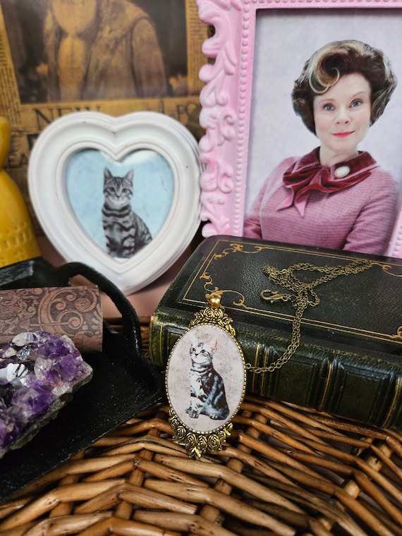Dolores Umbridge Inspired Necklace Bookish Jewelry Vintage Etsy UK