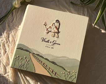 Hand Embroidered Baby Photo Album – Personalized Custom Order