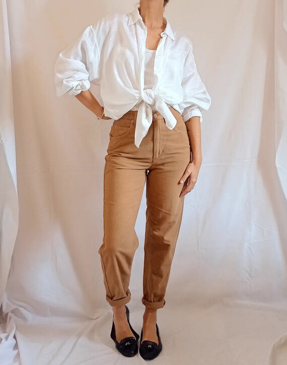 H&M - PANTALONS COUPE DROITE - 40 - Friperie Vintage à Paris