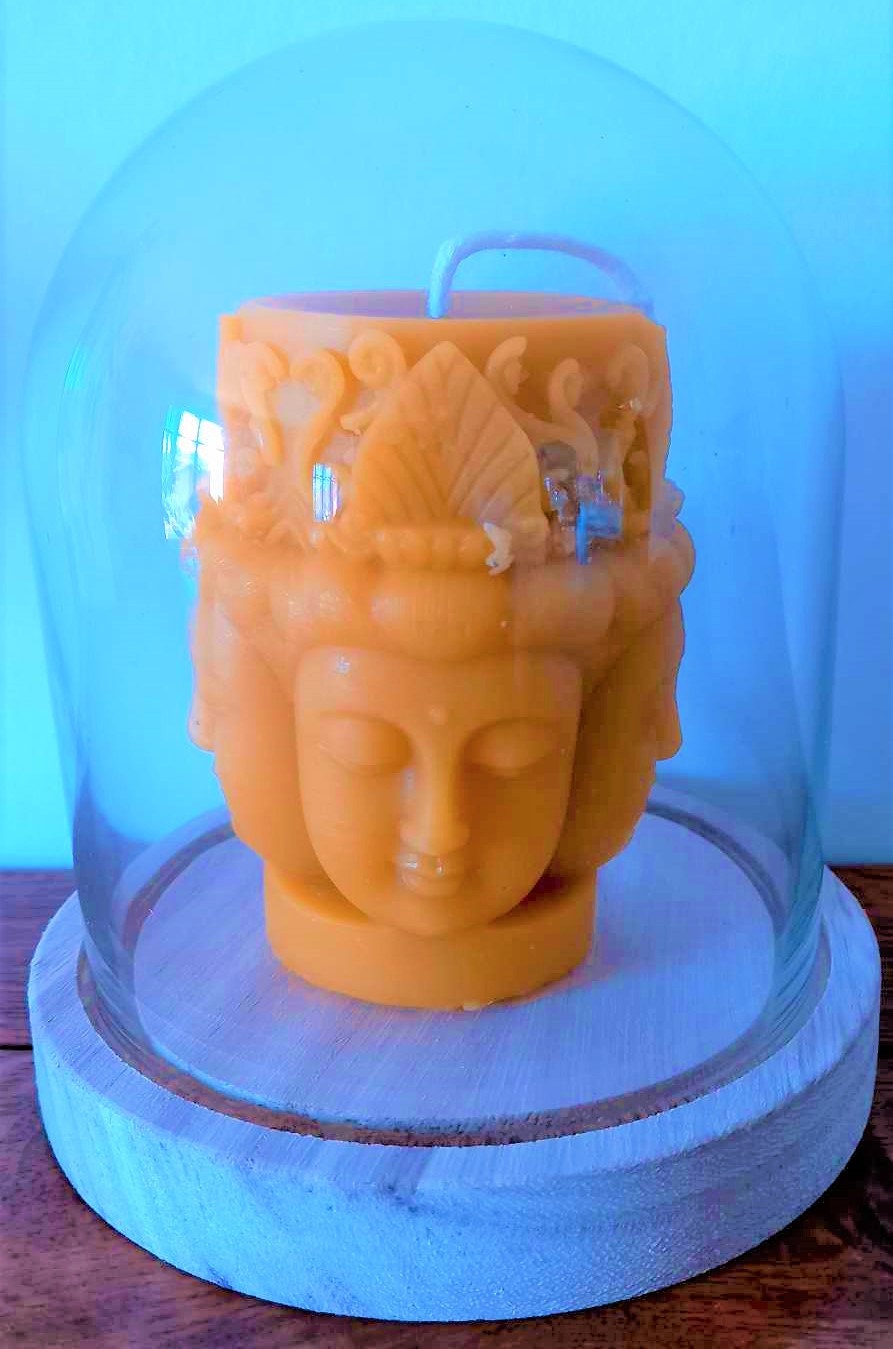 Bougies Décoratives Moulées Statuette Bouddha