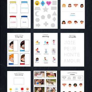 May include: A printable worksheet with activities for children to learn about emotions. The worksheet includes activities such as matching emotions to faces, sorting emotions into categories, and drawing pictures of emotions. The worksheet is designed to help children learn about their own emotions and the emotions of others.