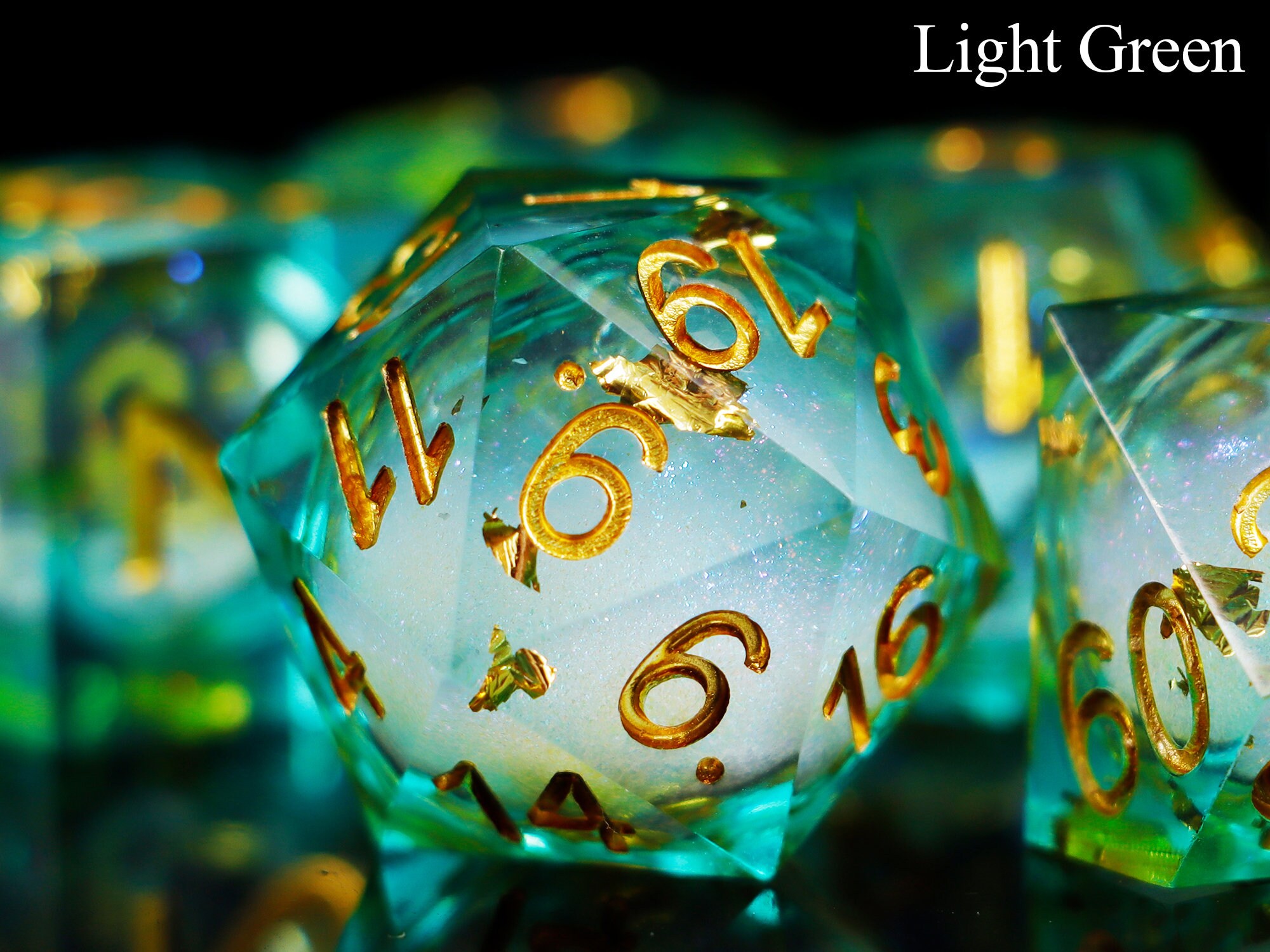 Mystery Liquid Core Dice Set for Role Playing Games Mystery Etsy