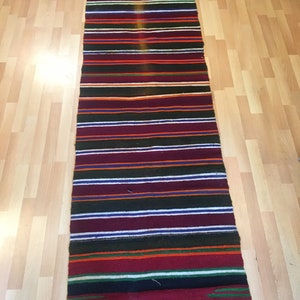 Vintage Narrow Hallway Rug Runner, Antique Oushak Runner, Kitchen Rug Runner, Turkish Rug Runner, Handmade Pale Stair Runner, 2&#39;5&quot;x 8&#39;3 ft !
