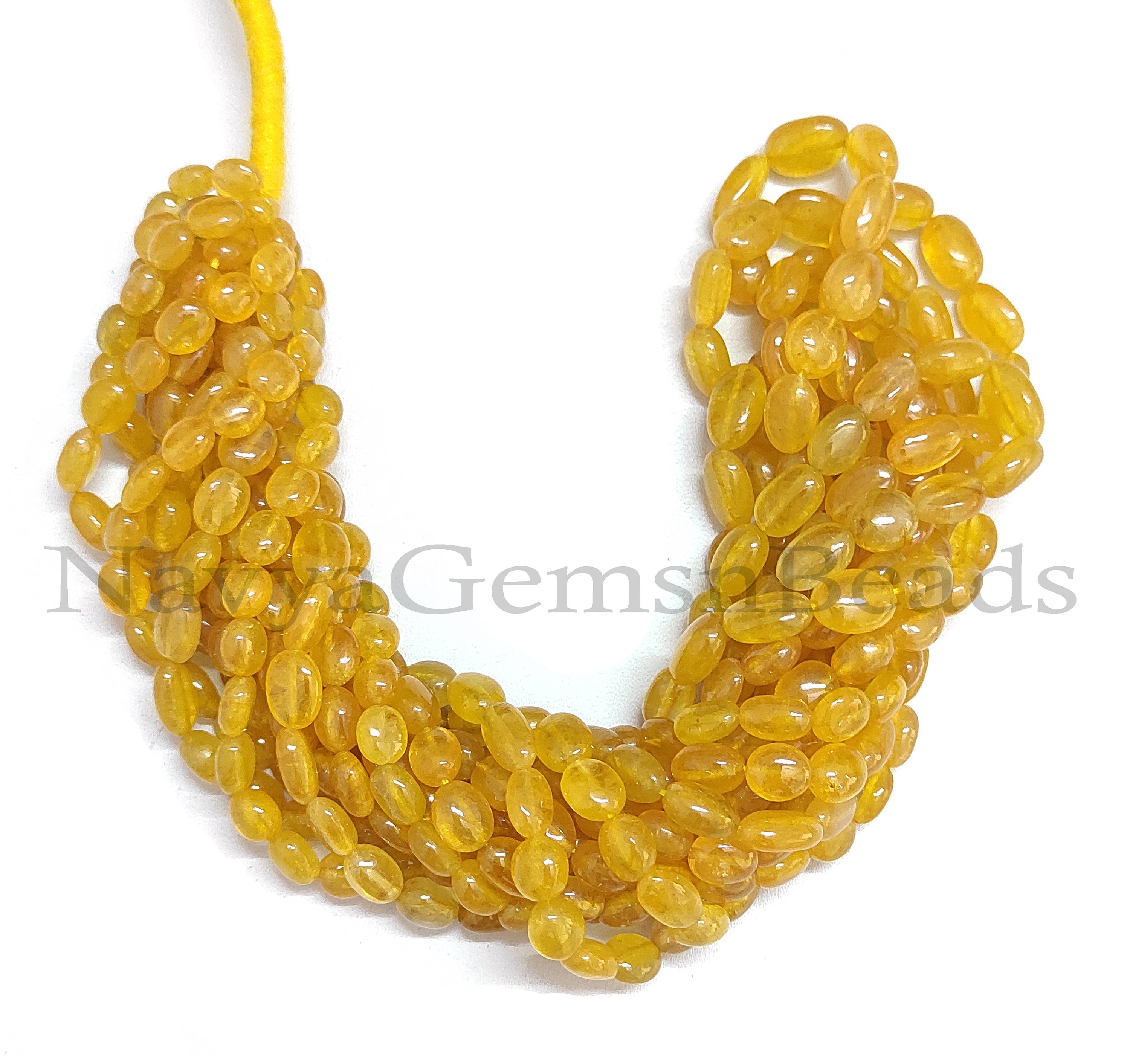 Yellow sapphire best sale beads