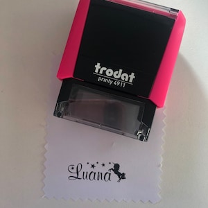 Stempel Printy 4911 Personalisierbar Neon Pink