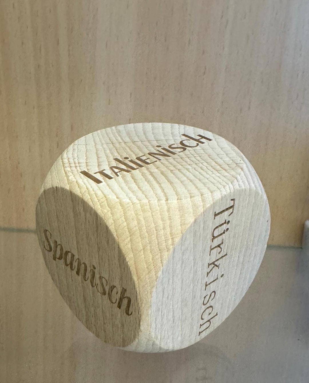 Large Wooden Cube Customizable With Laser Engraving - Etsy