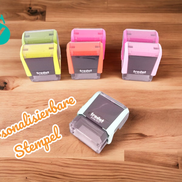 Printy 4911 • Stempel • Format 38x14 mm • Namensstempel • Geschenk • Schule • Kita • Namen • Adresse • Textilstempel • personalisiert