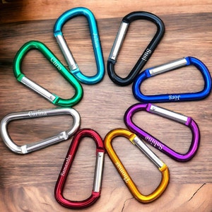 Carabiner with laser engraving Personalized