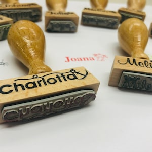 Wooden stamps personalizable