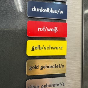 Klingelschild - Briefkastenschild mit Namen individuell personalisierbar Bild 10