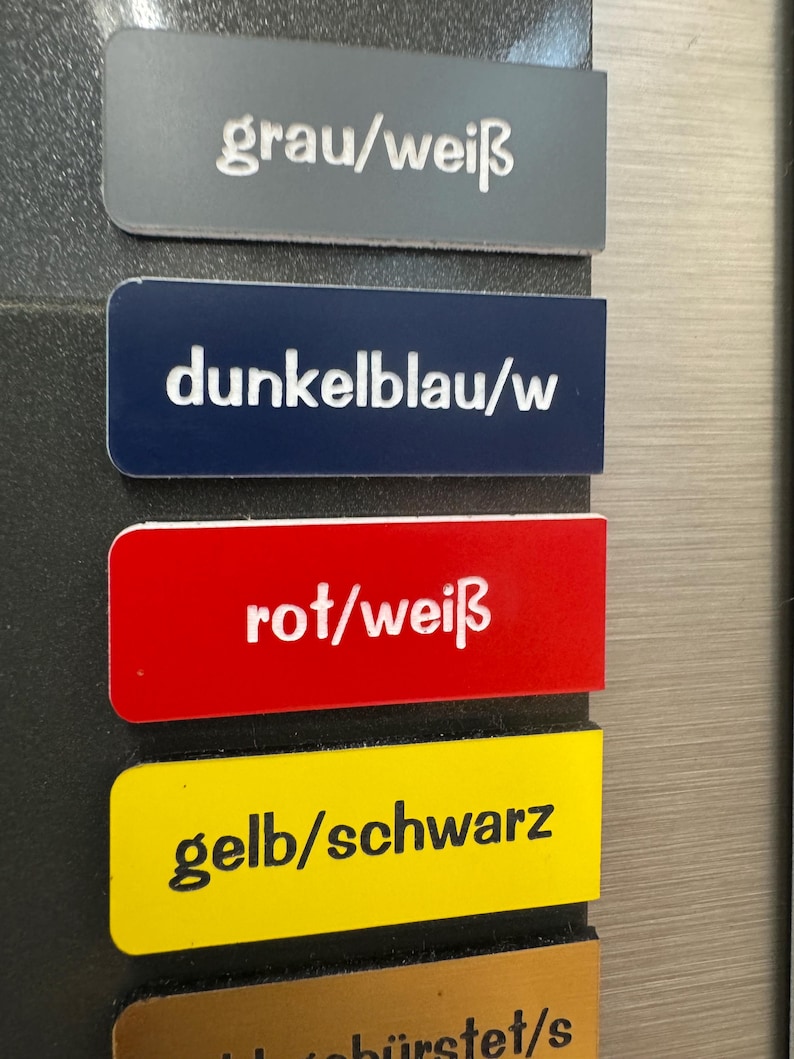Klingelschild - Briefkastenschild mit Namen individuell personalisierbar Bild 9