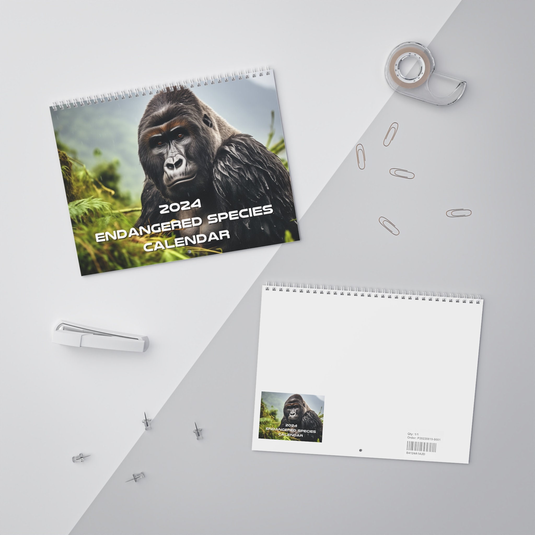Endangered Species Calendar (2024) sold by Fireplace HighRise SKU