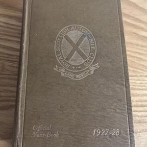 The Royal Scottish Automobile Club Year-Book 1927-1928 (cartes)