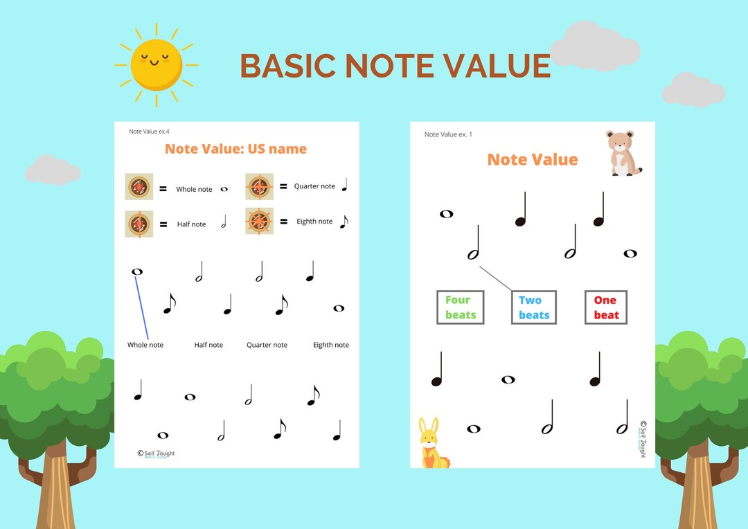 basic-note-value-worksheet-for-beginners-etsy