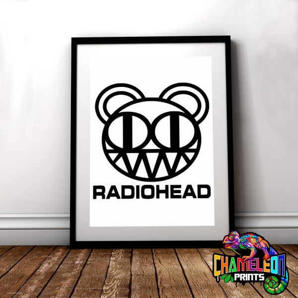 Radiohead Poster Etsy UK