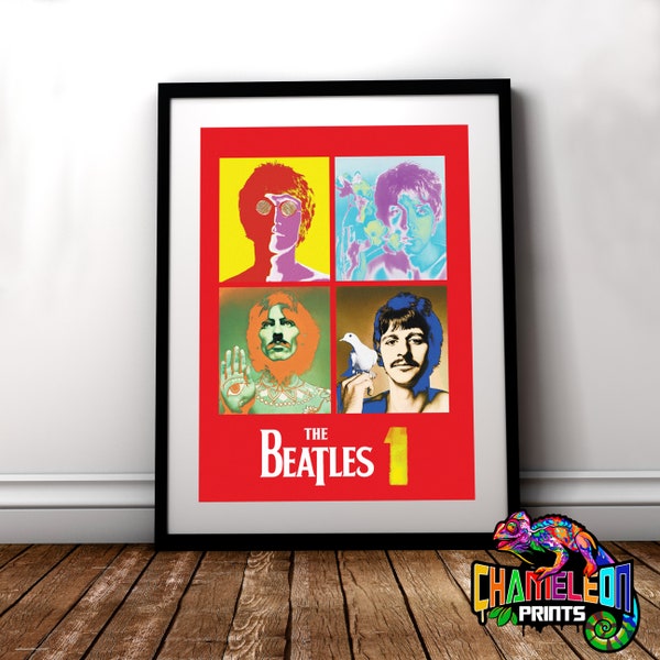 Beatles Poster Etsy UK