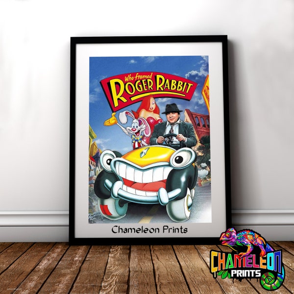 Who Framed Roger Rabbit Poster *Buy 2 Get 1 Free Use Discount Code BUY2GET1FREE*