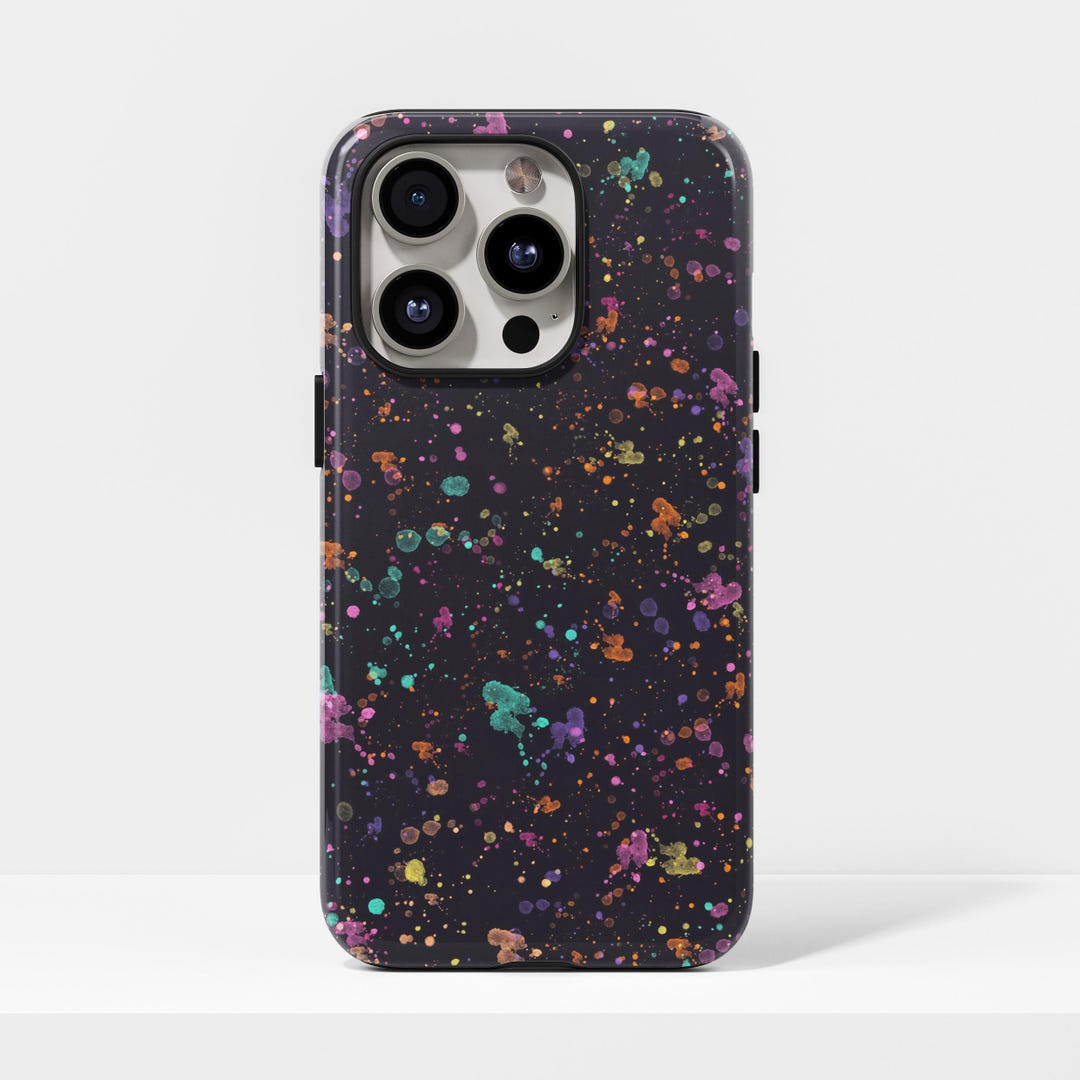 Colorful Phone Case, Paint Splash Phone Case, Phone Cover, Smartphone