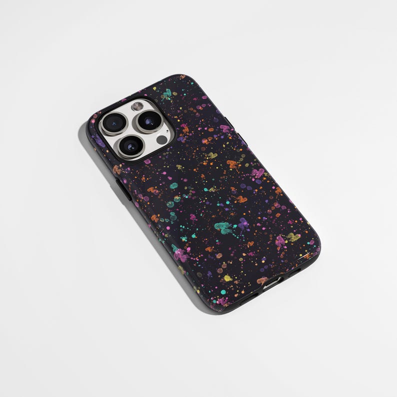 Colorful Phone Case, Paint Splash Phone Case, Phone Cover, Smartphone