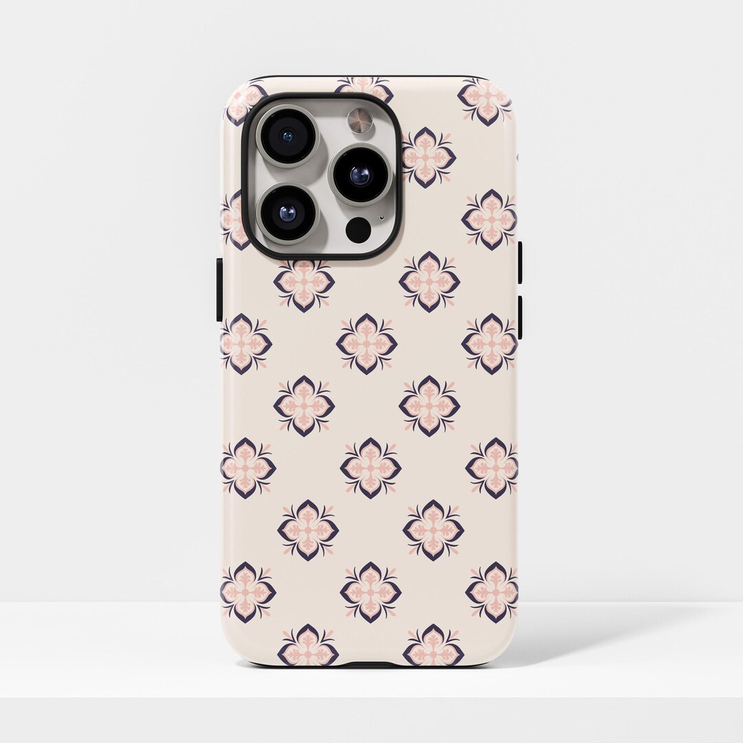 Arabesque Designs, Ottoman Pattern Phone Case, Smartphone Case, Cell