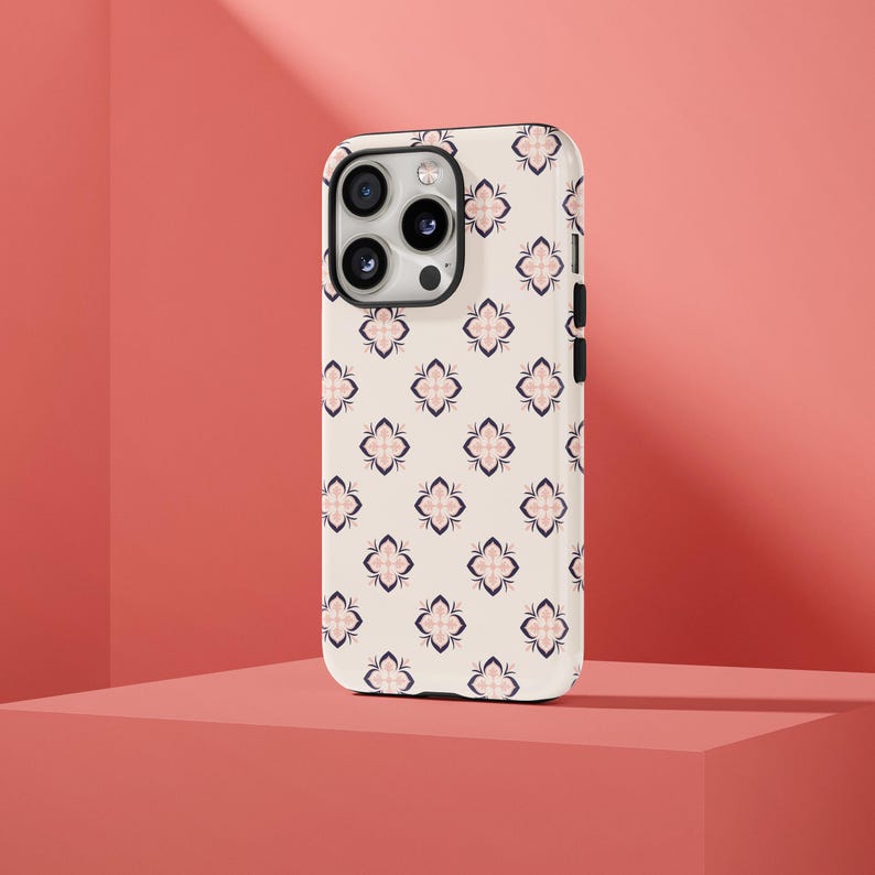 Arabesque Designs, Ottoman Pattern Phone Case, Smartphone Case, Cell