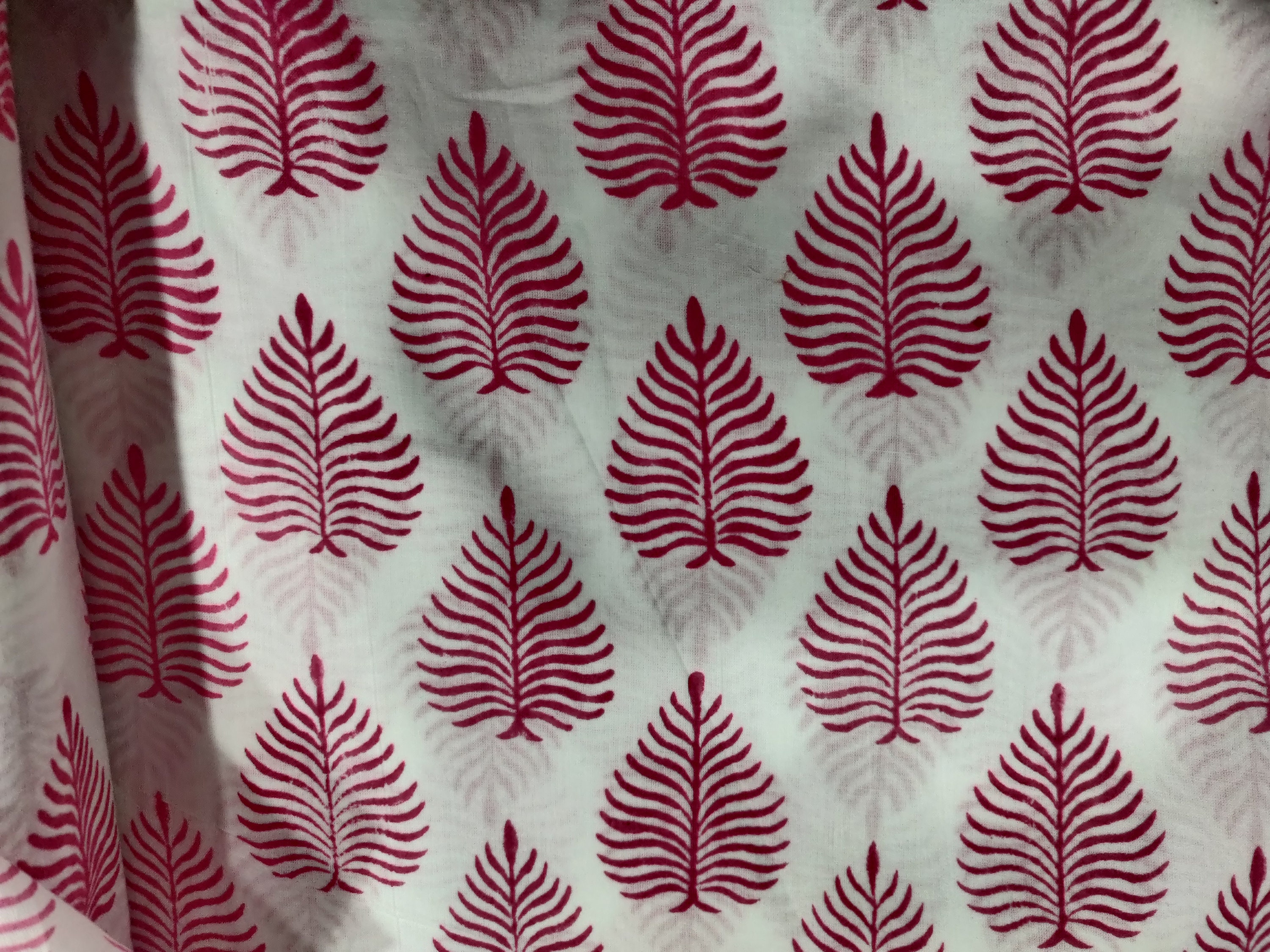 Pure Jaipuri Hand Print Fabric - Etsy