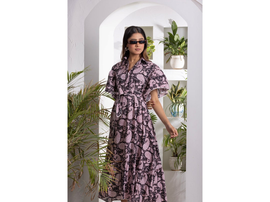 The Somer Block Print Maxi