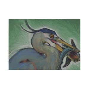 Postales de Bellas Artes: Inspiradas en la naturaleza, Arte de aves en acuarela, Tarjetas de garzas, Decoración de vida silvestre, Regalo para amantes de la naturaleza, Papelería ecológica