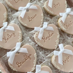 WEDDING COOKIES | Postal Cookies | Wedding favours | Name place cards | Favours | Gift | Custom | Biscuit | Personalised Name cookies