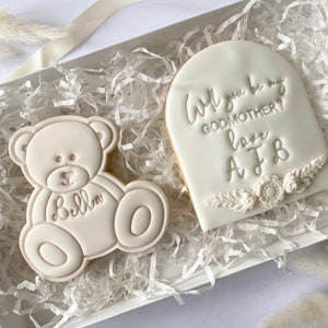 Will you be my Godmother Cookie | Biscuit | Cookie | Gift | Personalised Gifts | Godmother | Baby | Presents | Proposal