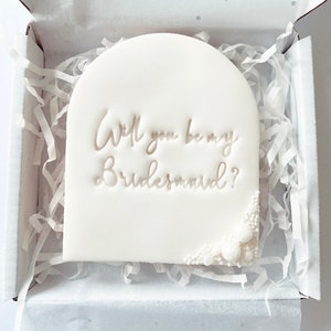 Will you be my bridesmaid cookies | maid of honour | page boy | best man | proposal | biscuits | custom | letterbox cookies | gifts