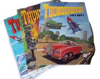 Set of  Three Thunderbird Comic Albums 1992 Issue