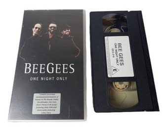Bee Gees One Night Only VHS Video Tape PAL Music Video