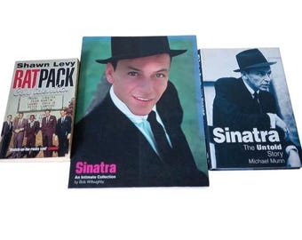 Frank Sinatra Lot Of 3 Books, An Intimate Collection, Ratpack Confidential & Bio