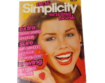 Vintage Simplicity Sewing Book Magazine 1984, 1980s