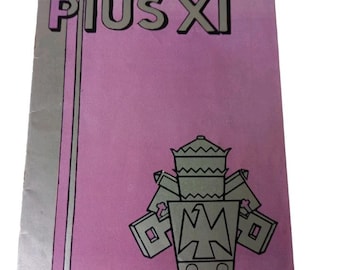 Pius XI Catholic Truth Society Pamphlet Booklet Vintage