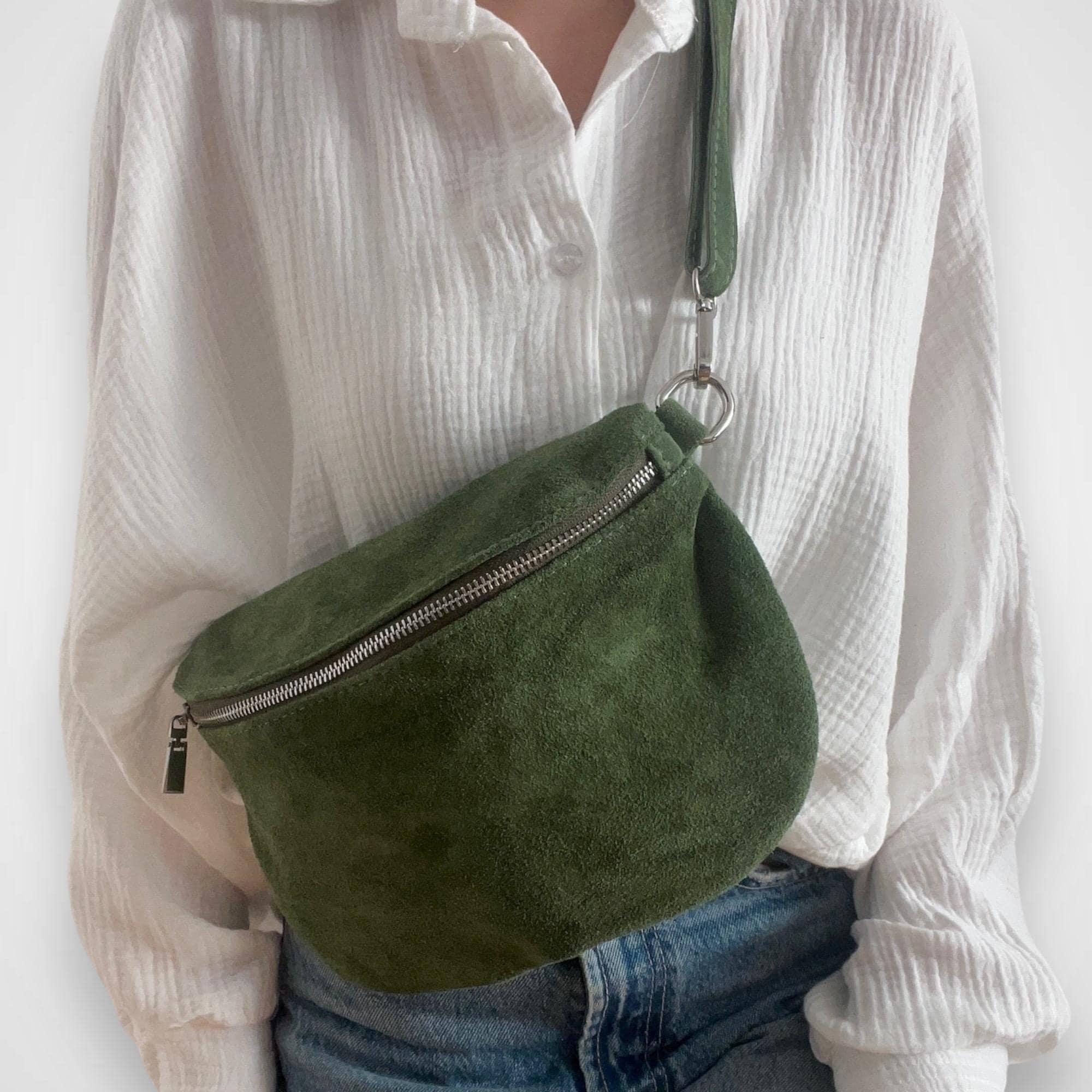 Suede Crossbody Bag - Etsy