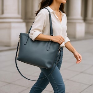 XL Handtasche für Damen Vegan, Shopper, Schultertasche, Henkeltasche, Umhängetasche, große Tasche, Business Tasche, Laptoptasche