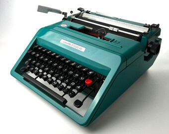 olivetti タイプライター olivetti STUDIO45 Olivetti Studio 45 Turquoise Vintage Manual Typewriter