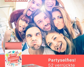 Partyspiel: Fotoaufgaben für Party-Selfies, lustiges Geschenk, Geburtstag, Party, Trinkspiel, Partyspiele