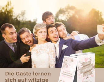 Fotoaufgaben Hochzeit das Fotospiel Hochzeit - Hochzeitsspiel Foto für Gäste, lustiges Hochzeitsgeschenk für das Brautpaar