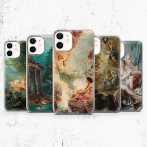 Étui de téléphone Renaissance Iconic Art Cover pour iPhone 14, 13, 12 Pro, 11, XR, XS, 8+, 7 Samsung A12, S22, S21, A40, A51, A71 Huawei P20, P30