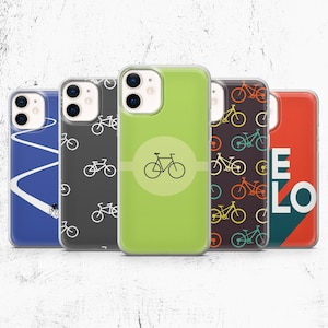 Bicycle Phone Case Bike Cover for iPhone 14, 13, 12 Pro, 11, XR, XS, 8+, 7 Samsung A12, S22, S21, A40, A51, A71 Huawei P20, P30 Lite, B9