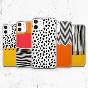 Polka Dots Phone Case Dalmatian Spots Cover fit for iPhone 16, 15, 14, 13 Pro, 12, 11, XR, 8+ Samsung S24, S25, A16, A56, Huawei P30 Pixel 9